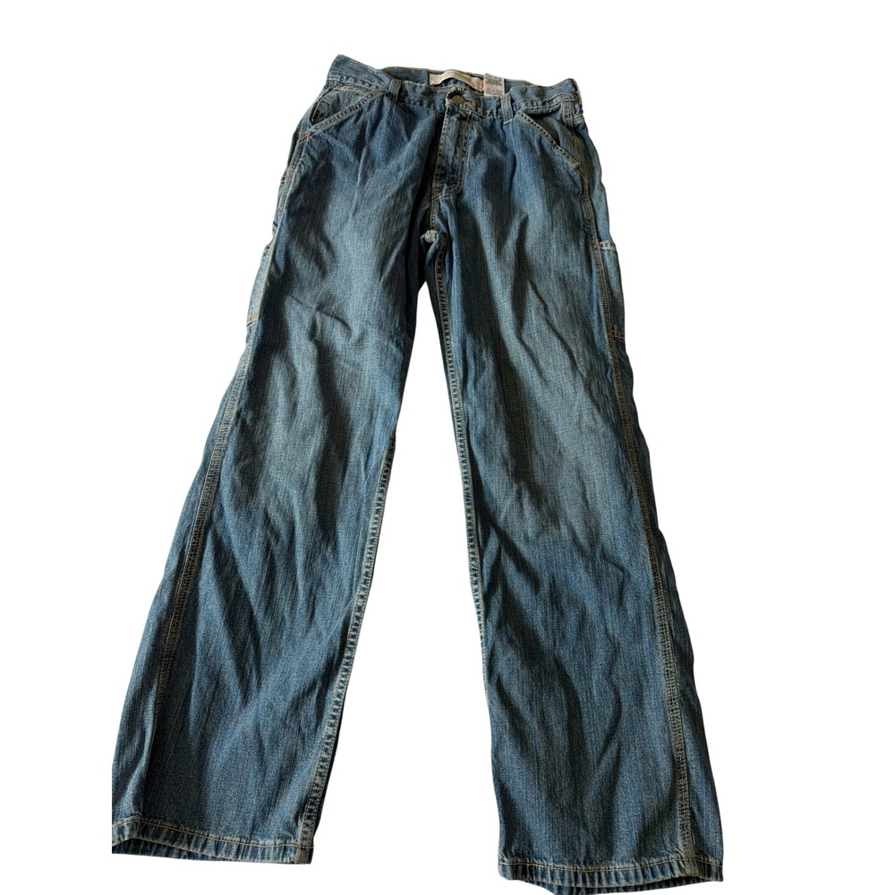 Levis Carpenter Jeans Loose Straight Medium Wash Blue Denim W30 L30 Utility Pant